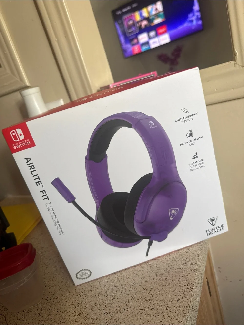 AirLITE Fit Wired Gaming Headset for Nintendo Switch - Purple